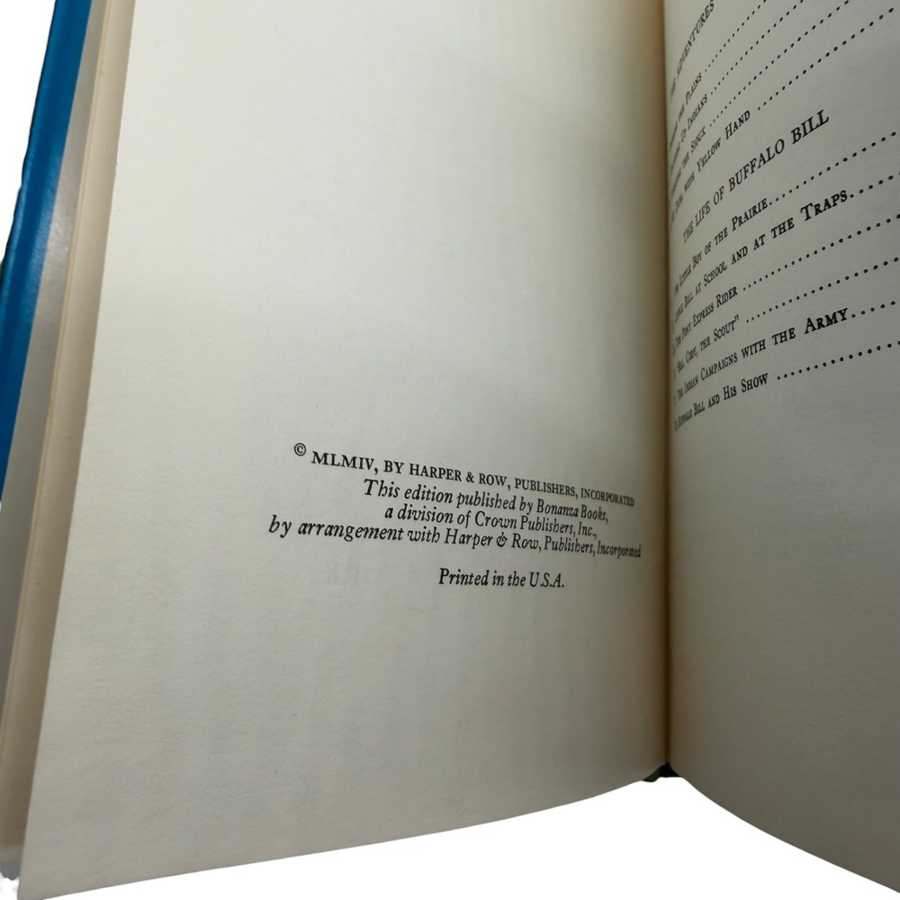 The Adventures of Buffalo Bill Col William F Cody Bonanza Book Hardcover Western - Picture 5 of 10